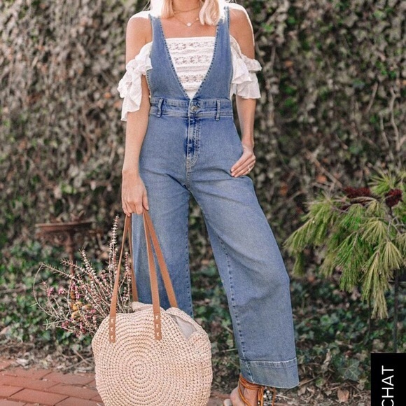 Free People Denim - Free People A Line Overalls *NEW*